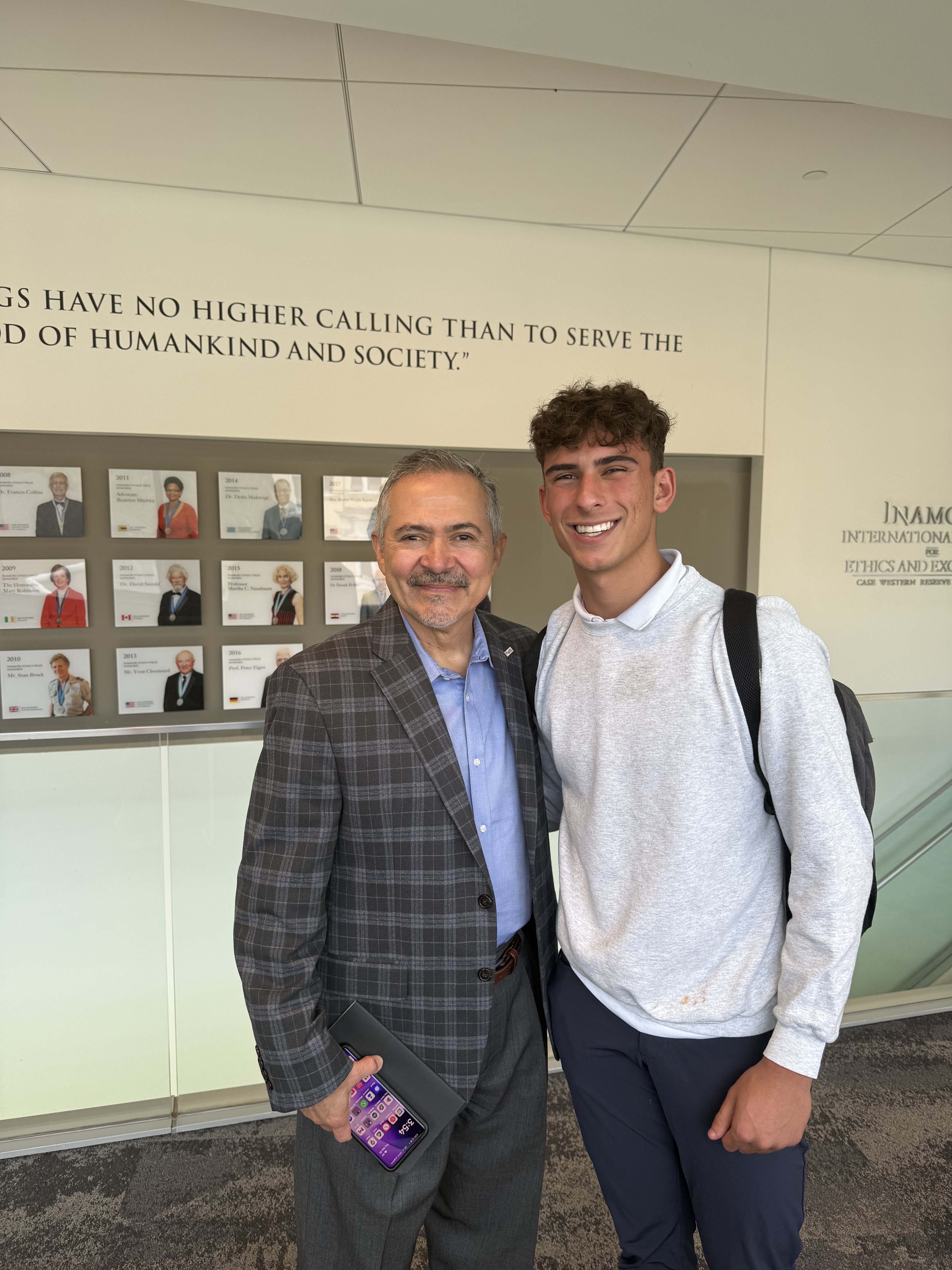 Meeting with Oscar Chacón